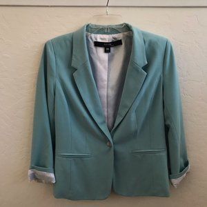 Blazer.  Mint green.  Size M